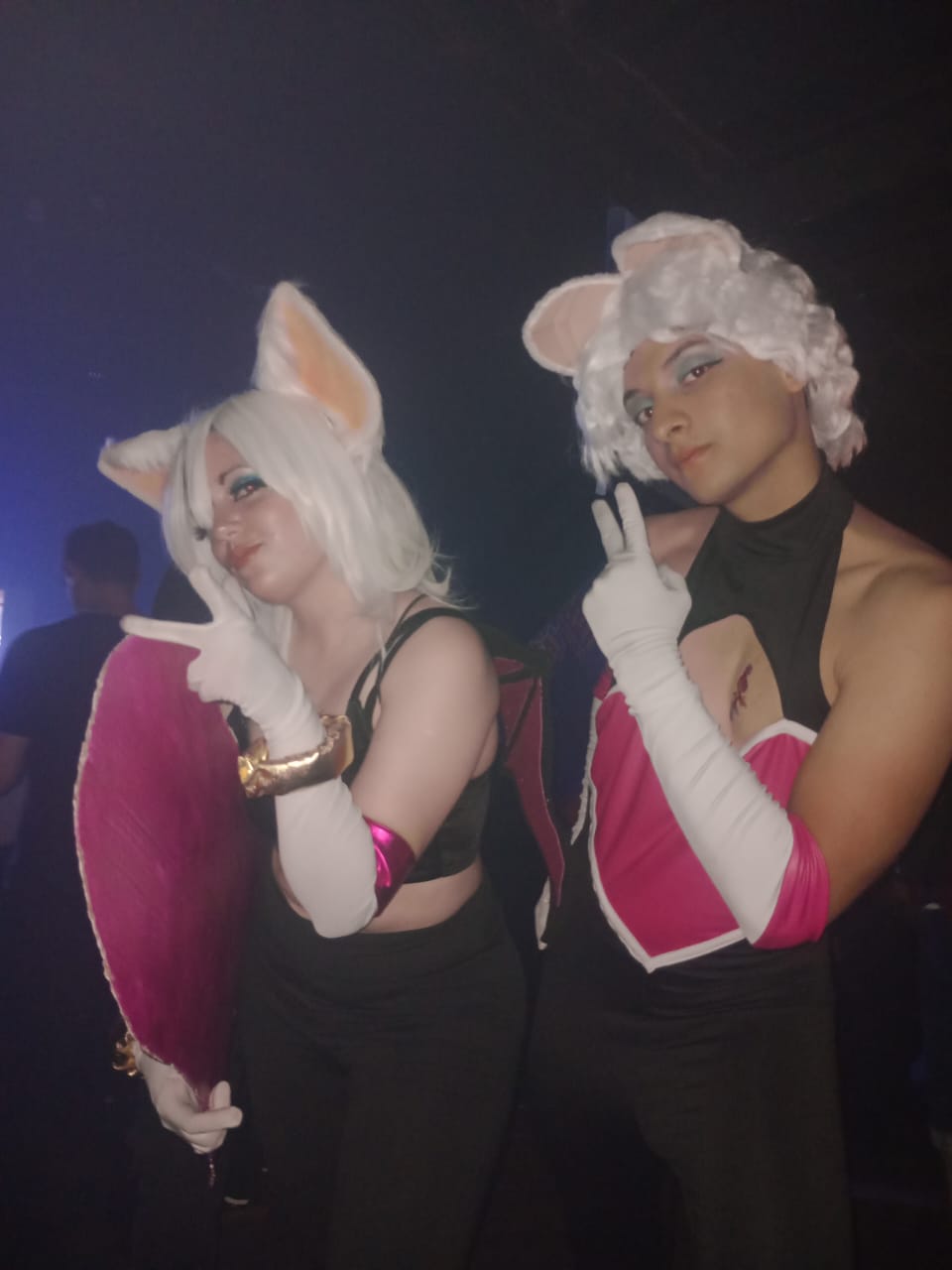 Cosplayers en Sonic Fest Riders Party