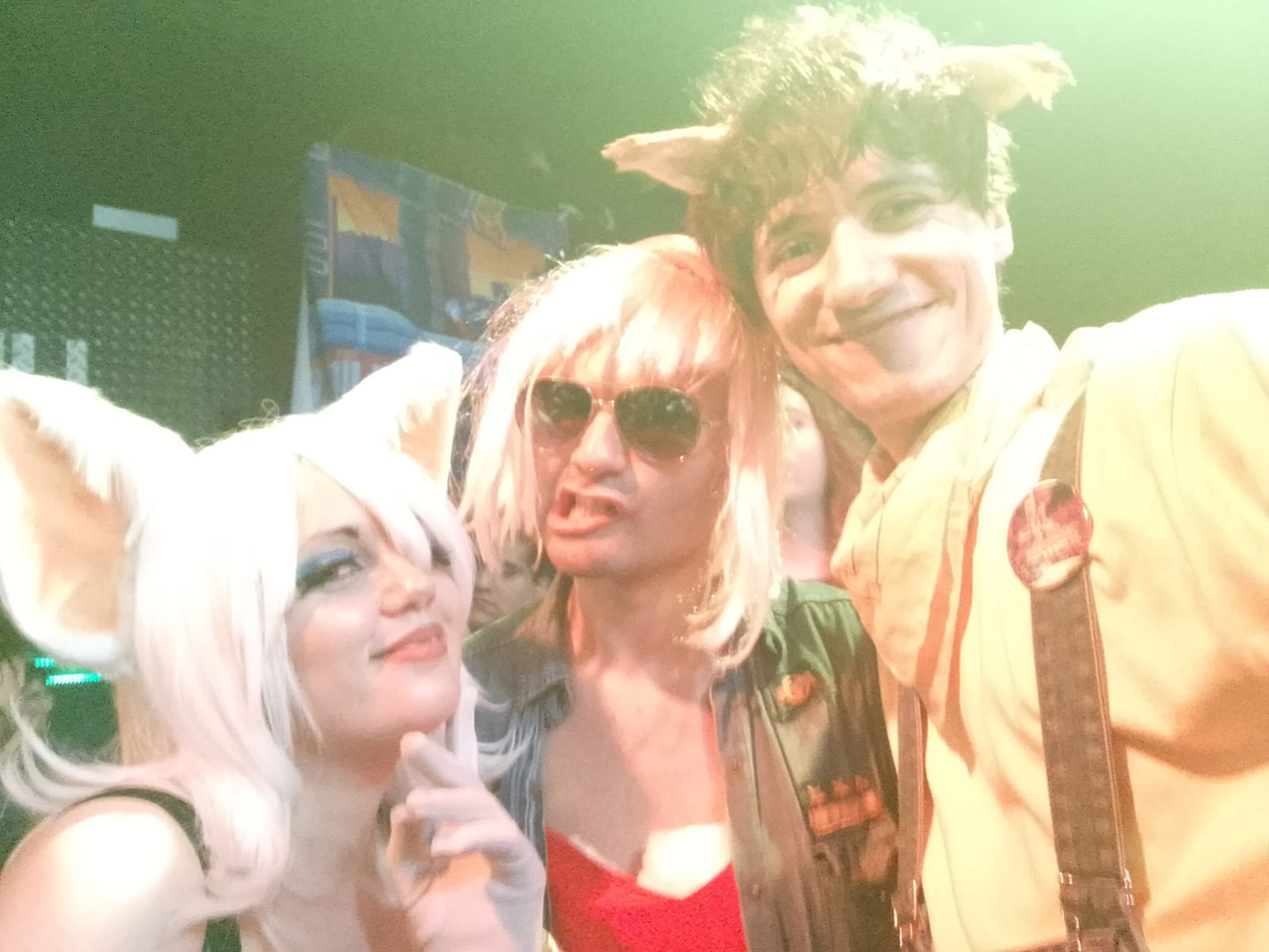 Cosplayers en Sonic Fest Riders Party