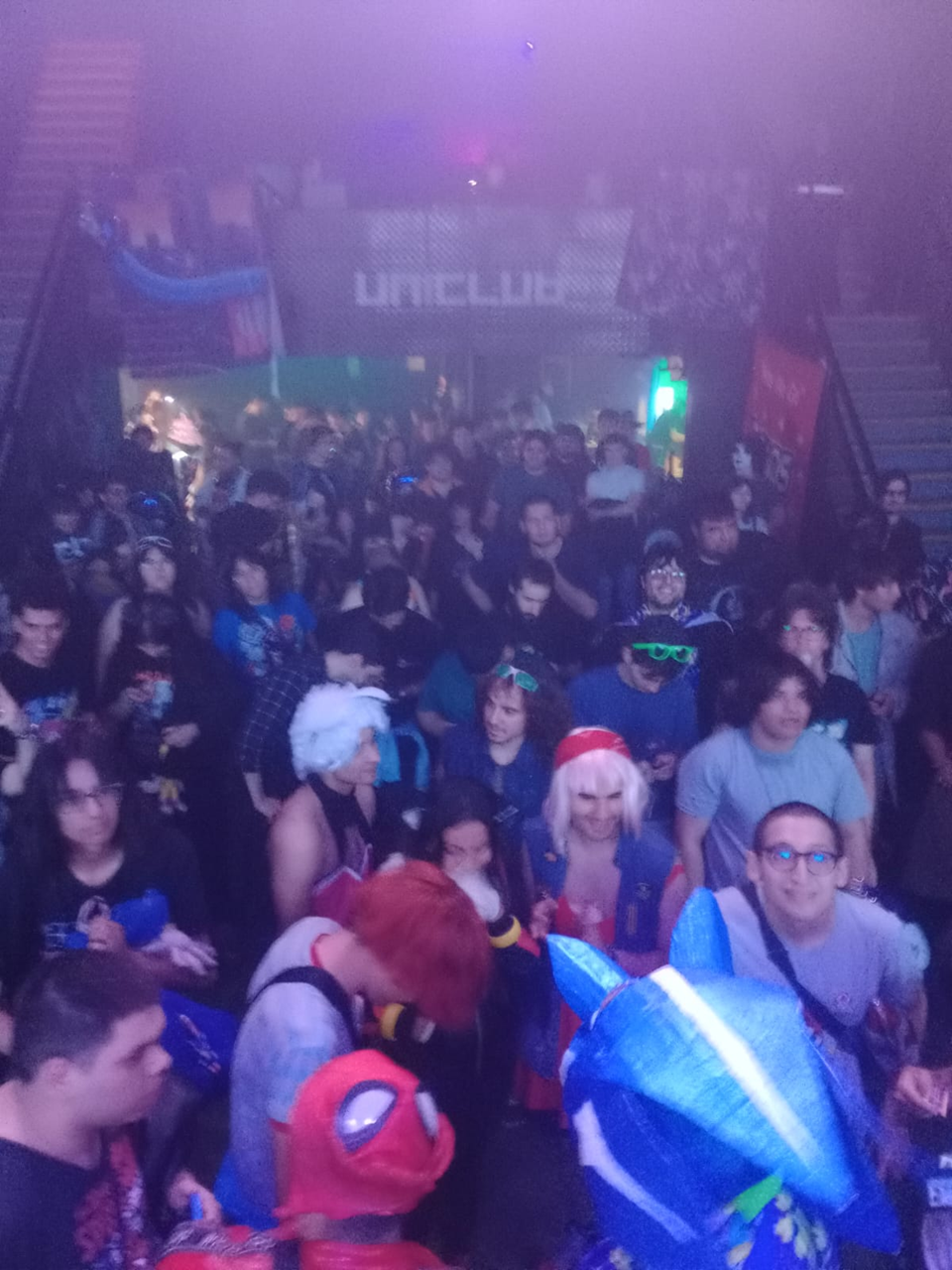 Cosplayers en Sonic Fest Riders Party