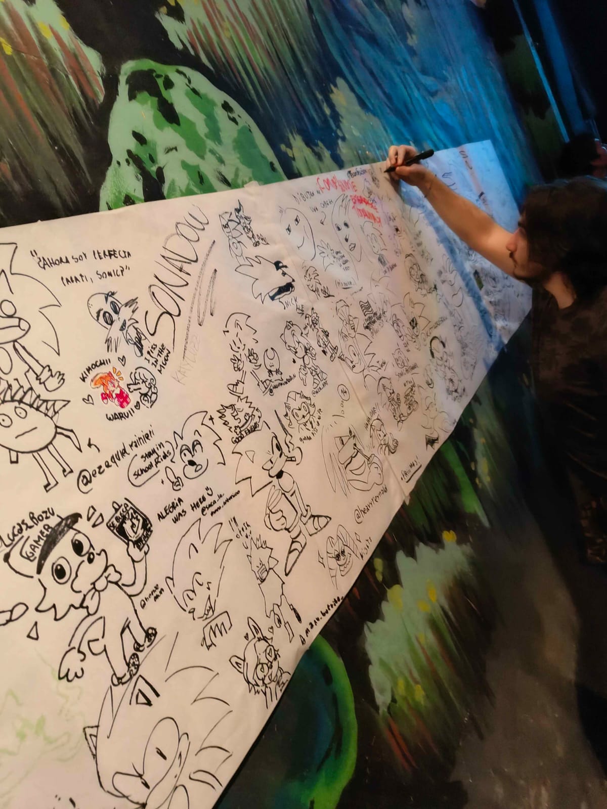 Integrantes de la comunidad gamer en Sonic Fest