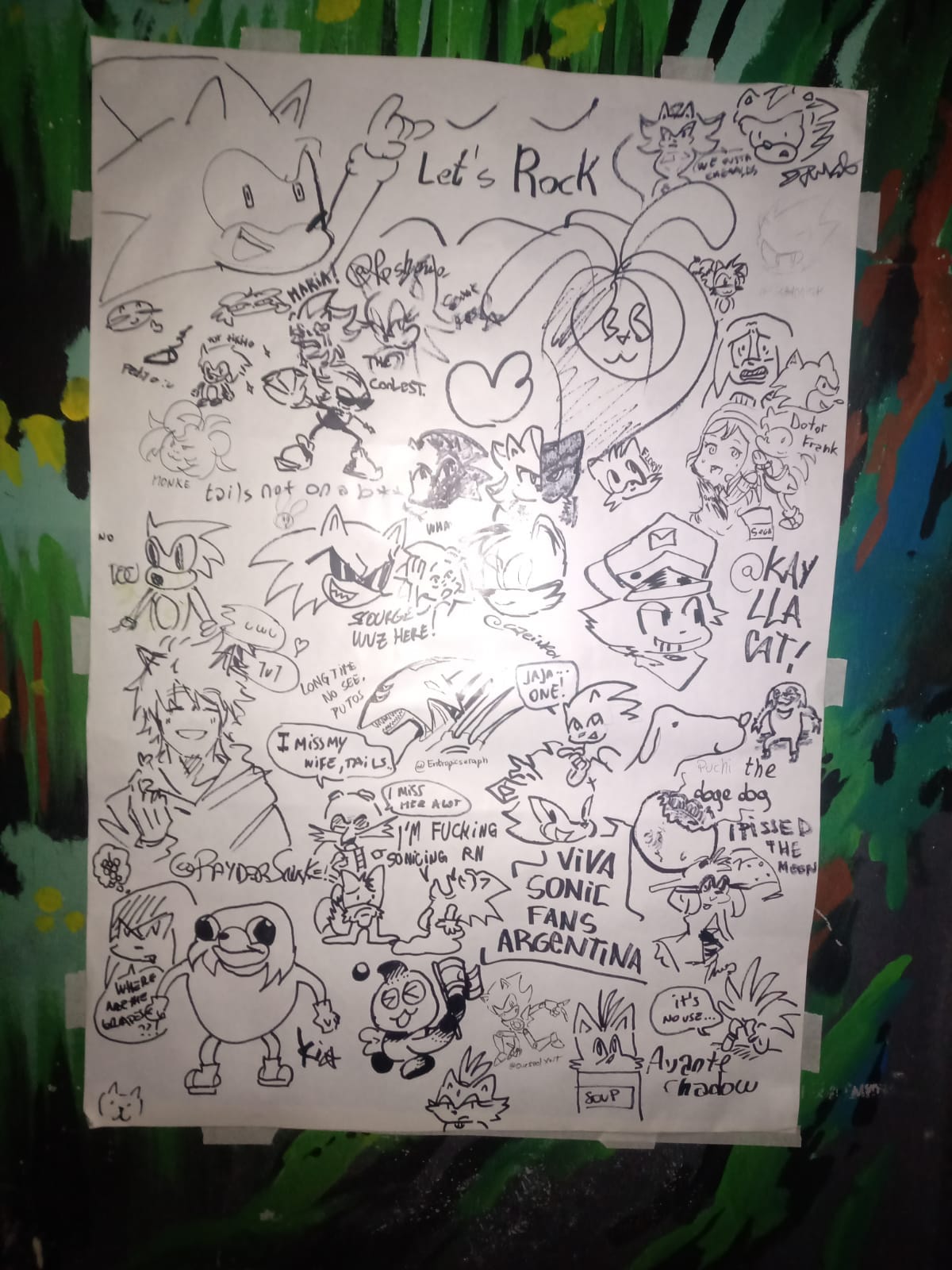 Banda The Badniks tocando temas de Crush 40 en Sonic Fest