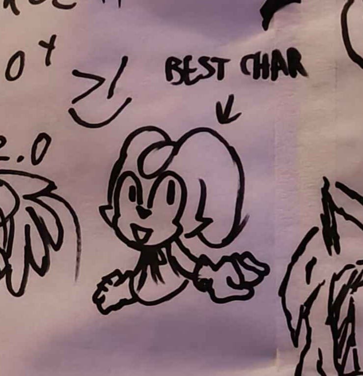 Exposición de dibujos y arte fan en Sonic Fest