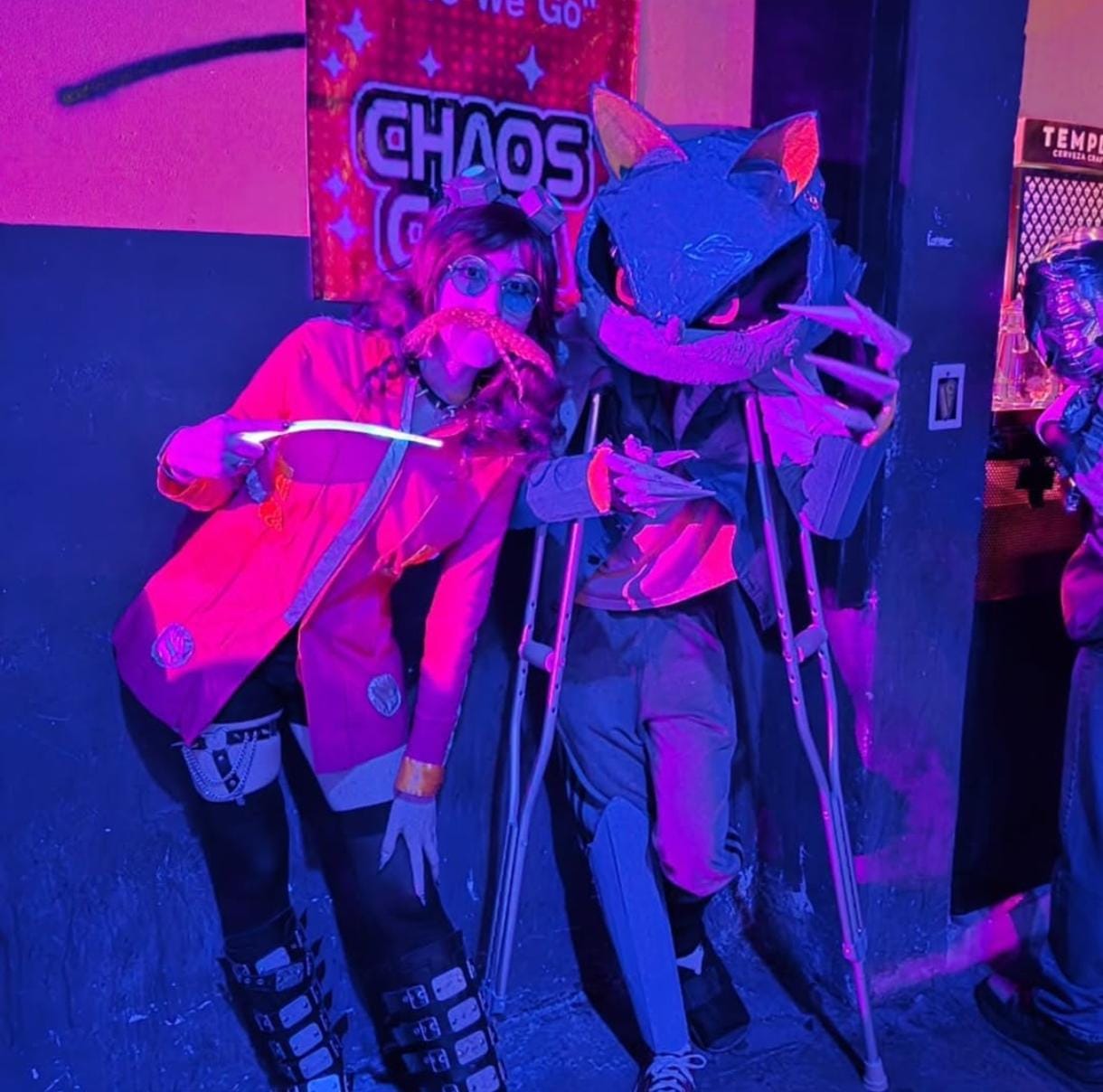 Cosplay Sonic en evento Sonic Fest Buenos Aires