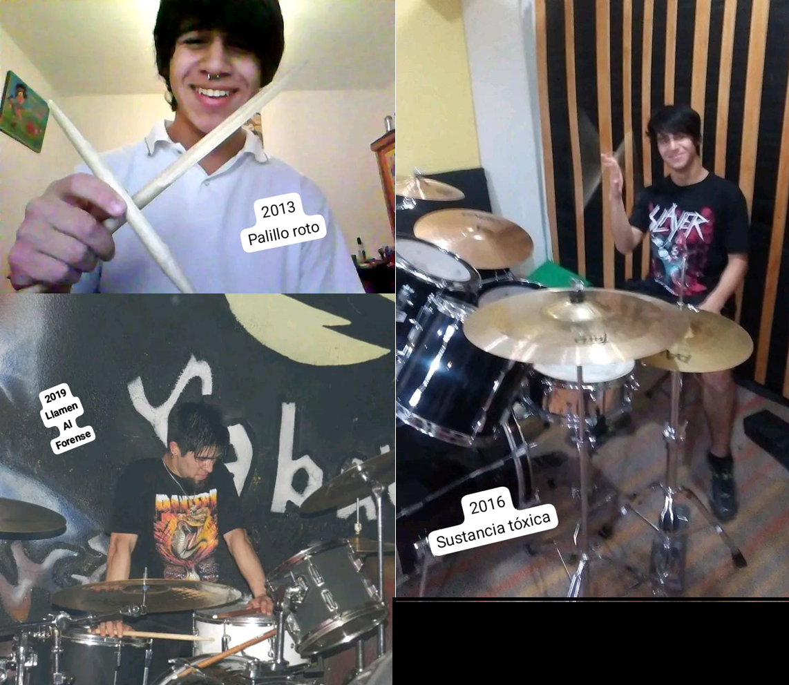 Herni baterista de The Badniks sonic fest