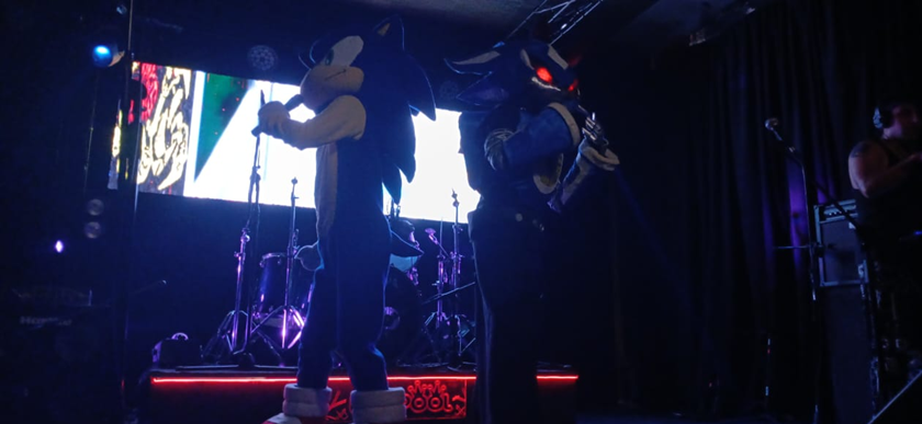 Fans del Sonic Argentino reunidos en el evento