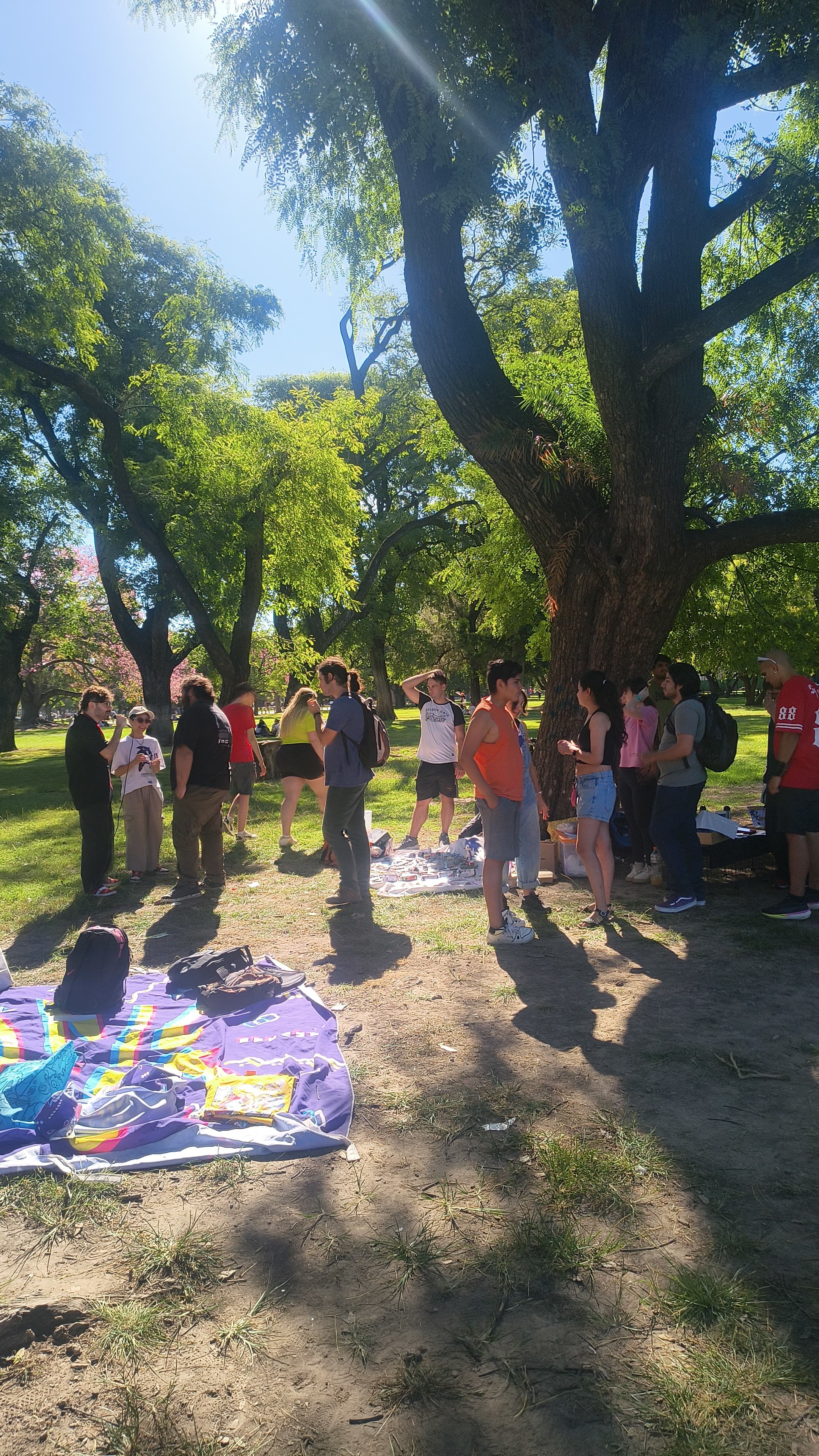 Cosplayers de Shadow y Sonic posando en el evento de Palermo