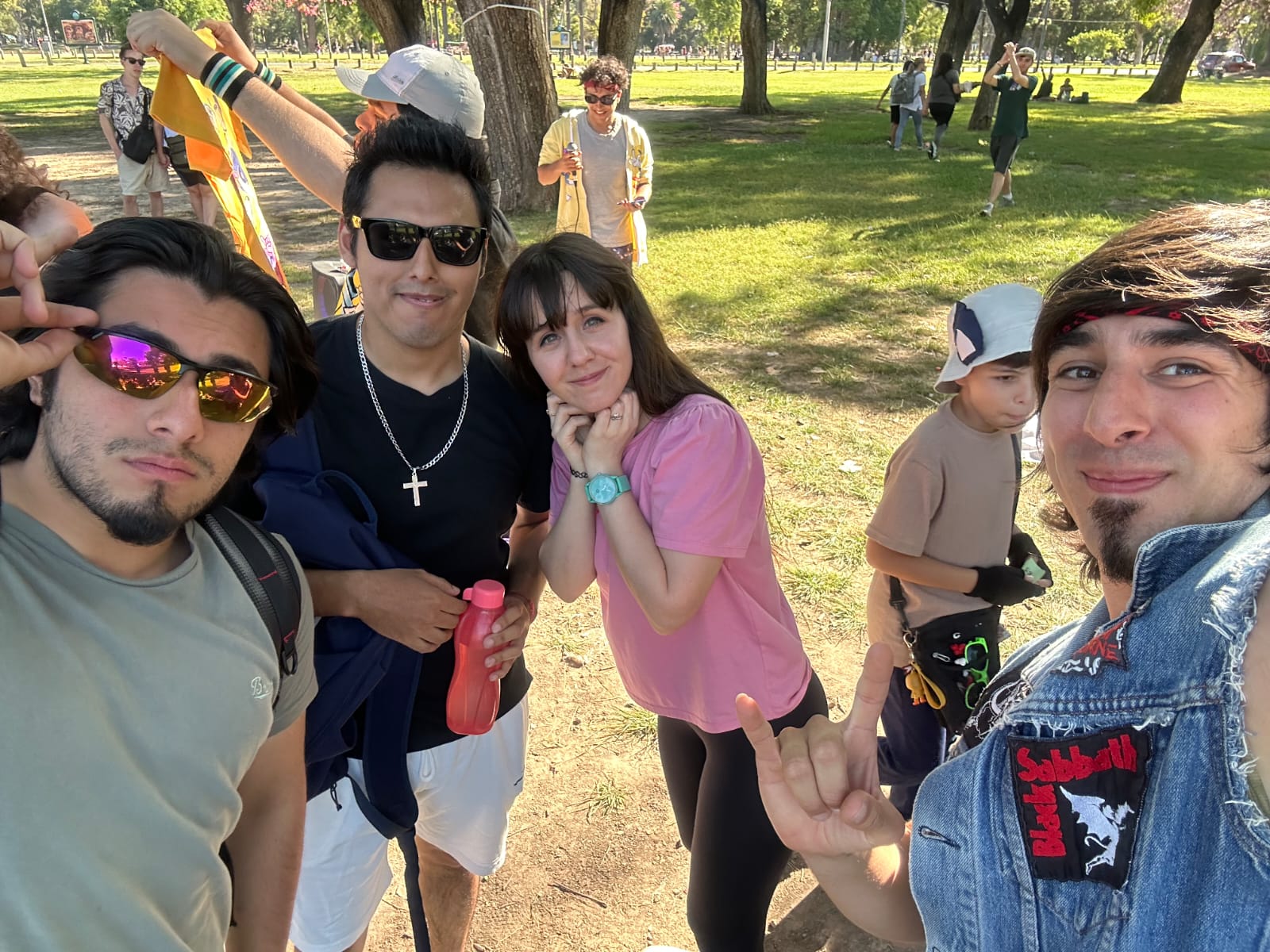 Picnic masivo de fans de Sonic en los bosques de Palermo